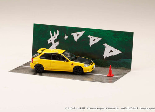 Load image into Gallery viewer, Hobby Japan 1/64 Honda Civic (EK9) Todo Juku Initial D Tomoyu #HJDMD007
