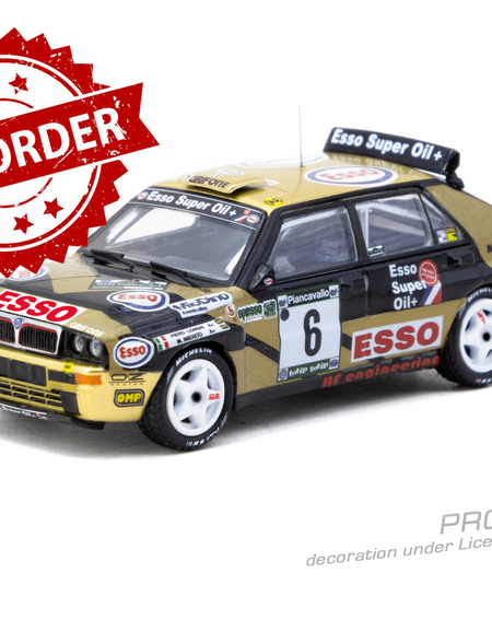 (Pre-order) Tarmac Works Lancia Delta HF Integrale ECR Piancavallo Rally 1993