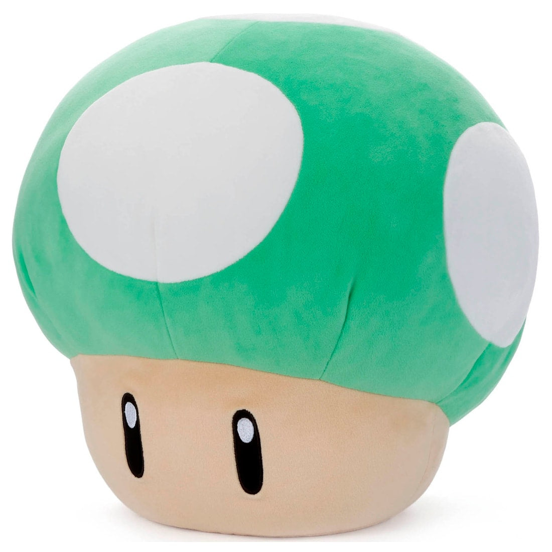 Takara Tomy Arts Super Mario Soft Plush Toy - Mocchi Game Style 1UP Mushroom