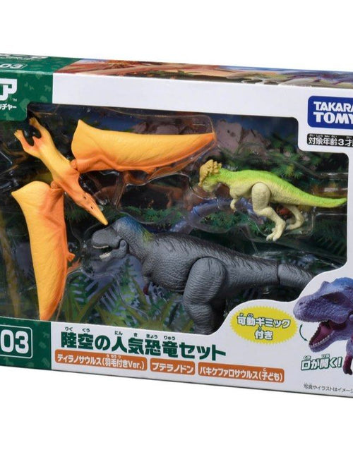 Load image into Gallery viewer, Takara Tomy ANIA Animal AA-03 Land and Sky Dinosaur Action Figures Set
