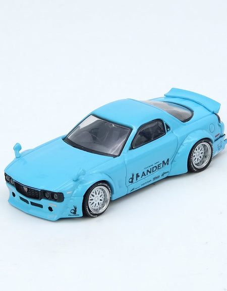 INNO64 1/64 PANDEM ROCKET BUNNY RX7 (FD3S) Blue Diecast Model Car