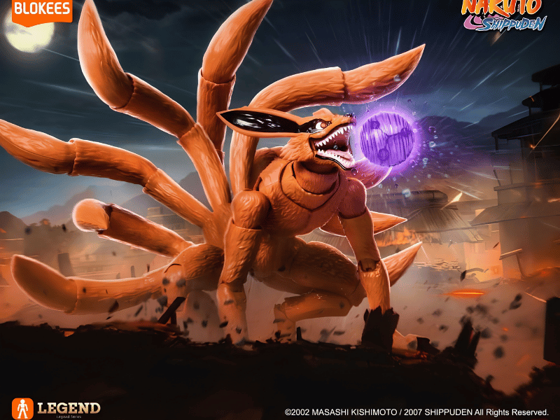 Blokees Legend Edition Naruto Shippuden AE01 Nine Tails Kurama Model Kit