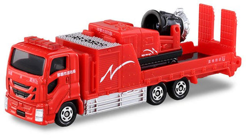 Load image into Gallery viewer, Takara Tomy Tomica #128 NAHA Fire Department Hyper Mist Blower Diecast Toy Car

