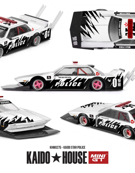 (Pre-order) Kaido House X Mini GT KAIDO STAR POLICE Diecast Model Car #KHMG275