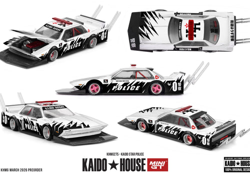 Load image into Gallery viewer, (Pre-order) Kaido House X Mini GT KAIDO STAR POLICE Diecast Model Car #KHMG275
