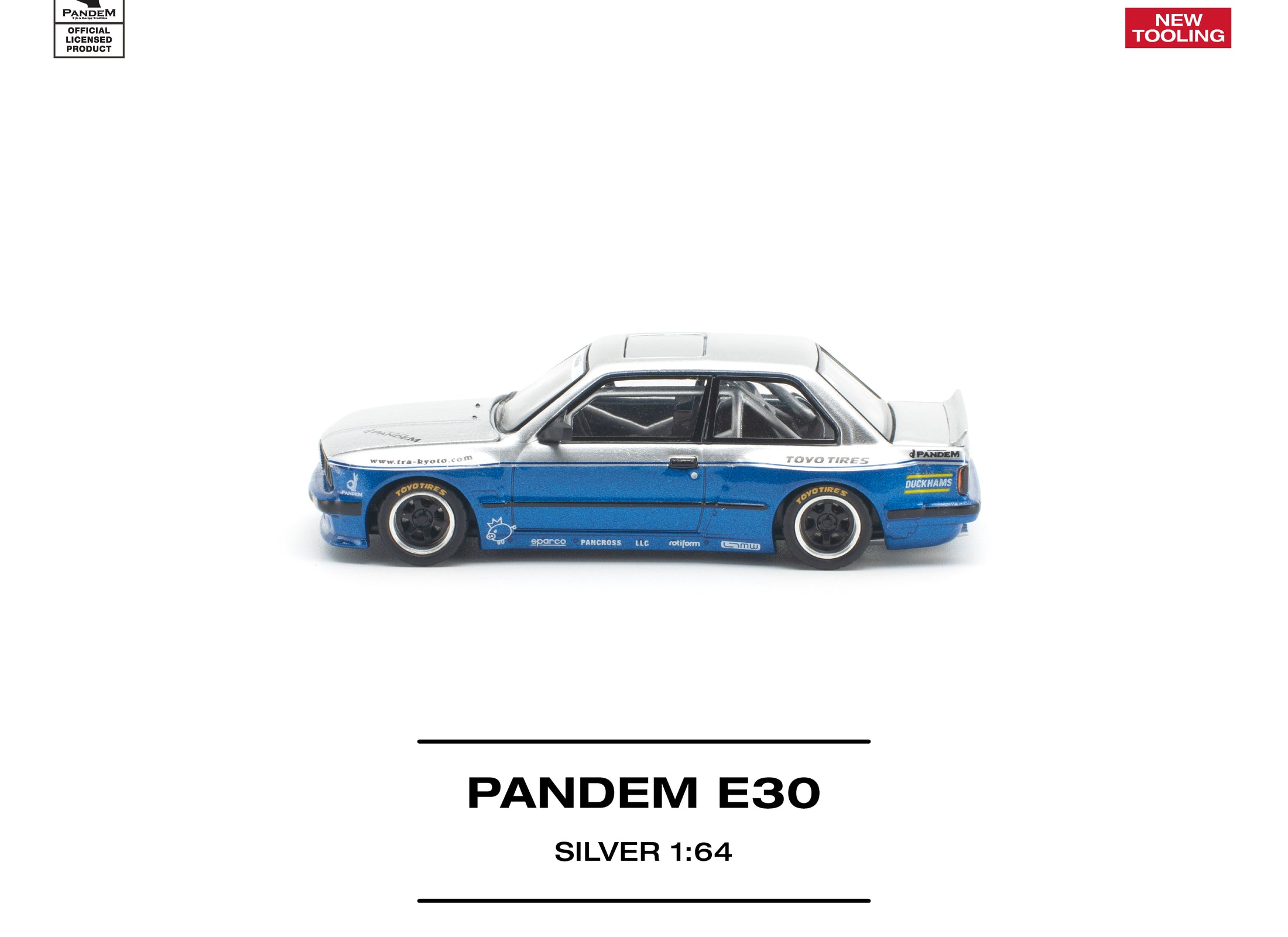 (Pre-order) POPRACE 1/64 - PANDEM E30 Diecast Model Car