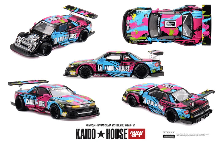(Pre-order) Kaido House x Mini GT #284 Nissan Silvia S13-R Kaido Splash V1