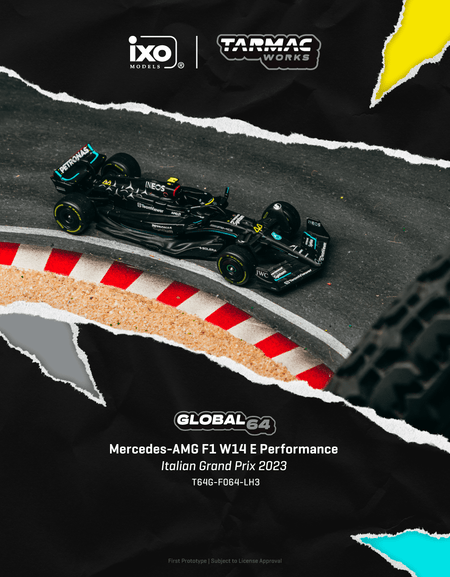 Tarmac Works Mercedes-AMG F1 W14 E Performance Italian GrandPrix 2023