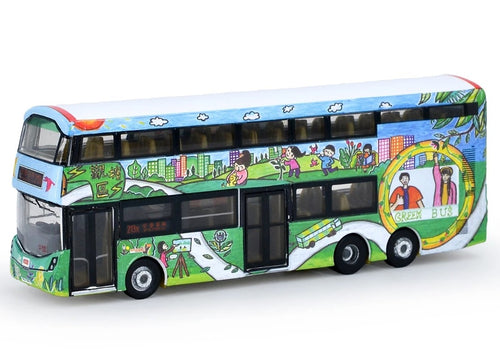 Load image into Gallery viewer, Tiny City Die-cast Model Car - KMB VOLVO B8L WRIGHT Go Green, Anderson (213X)
