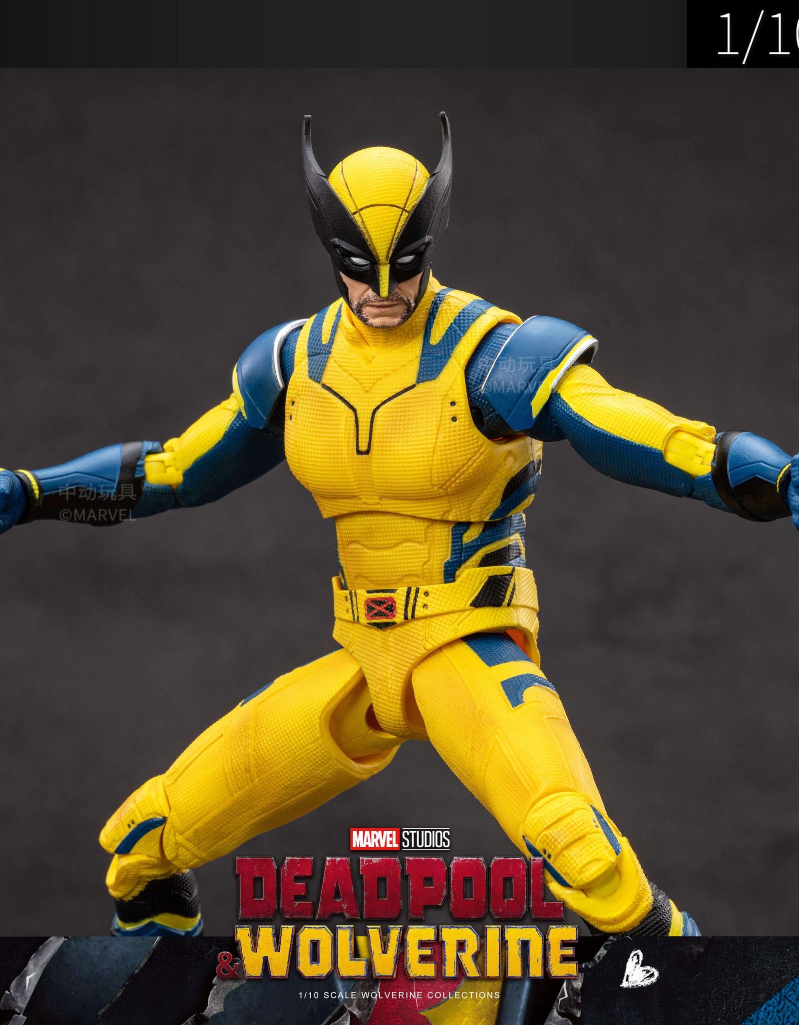 ZD Toys Marvel Deadpool & Wolverine 1/10 6-inch Wolverine Action Figure set