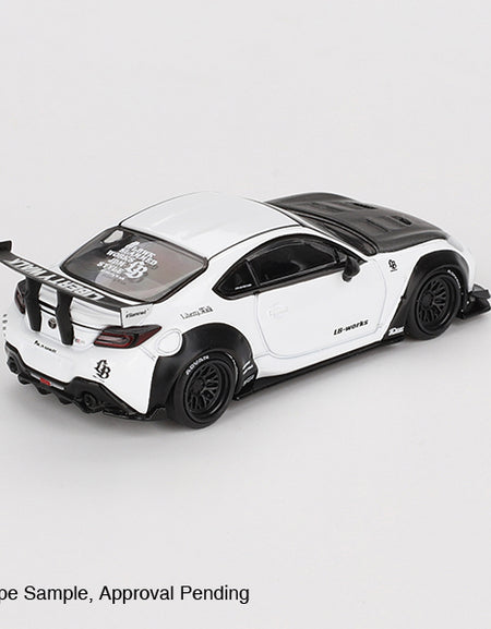 Mini GT #769 1/64 Toyota GR86 LB Nation White Model Car (LHD)