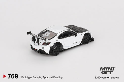 Load image into Gallery viewer, Mini GT #769 1/64 Toyota GR86 LB Nation White Model Car (LHD)
