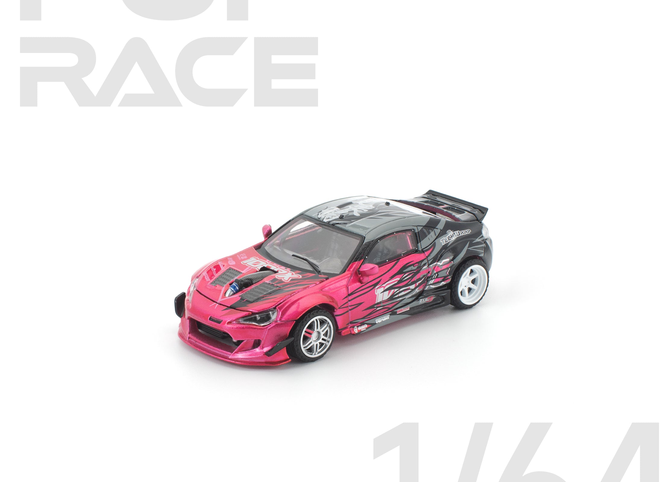(Pre-order) POPRACE 1/64 1087x GT86 Team Diecast Mdoel Car