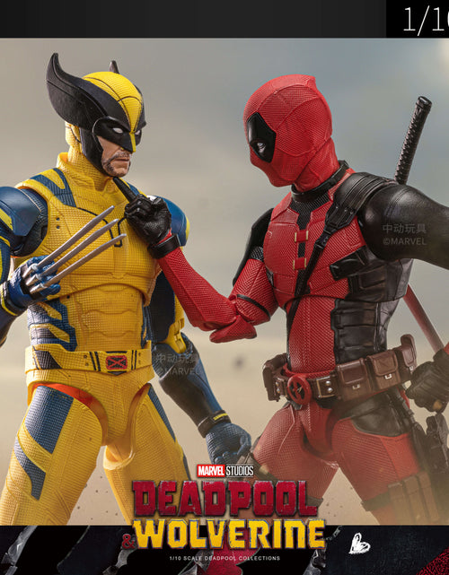 Load image into Gallery viewer, ZD Toys Marvel Deadpool &amp; Wolverine 1/10 6-inch Deadpool Action Figure set
