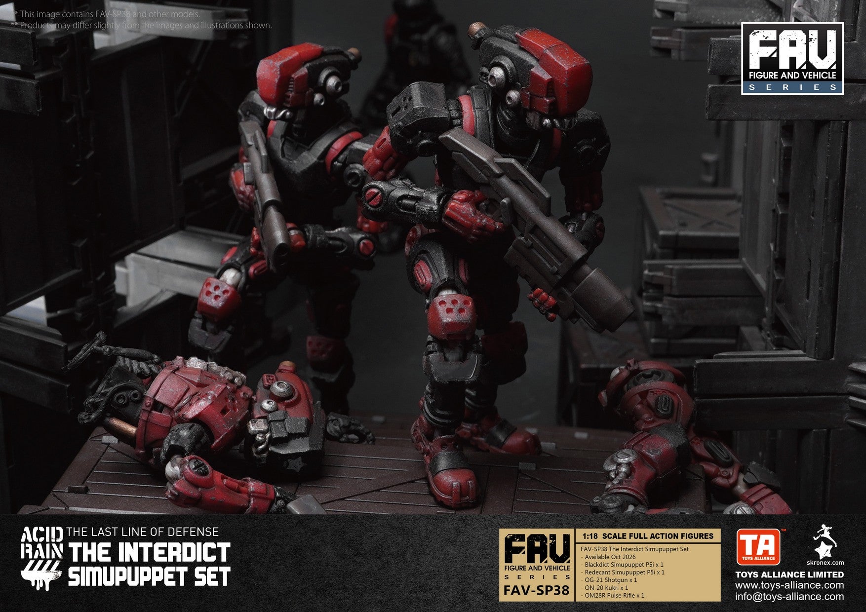 Toy Alliance Acid Rain FAV-SP38 The Interdict Simupuppet Set