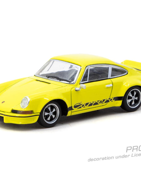 (Pre-order) Tarmac Works 1/64 Porsche 911 Carrera RS 2.7 Lightweight Yellow
