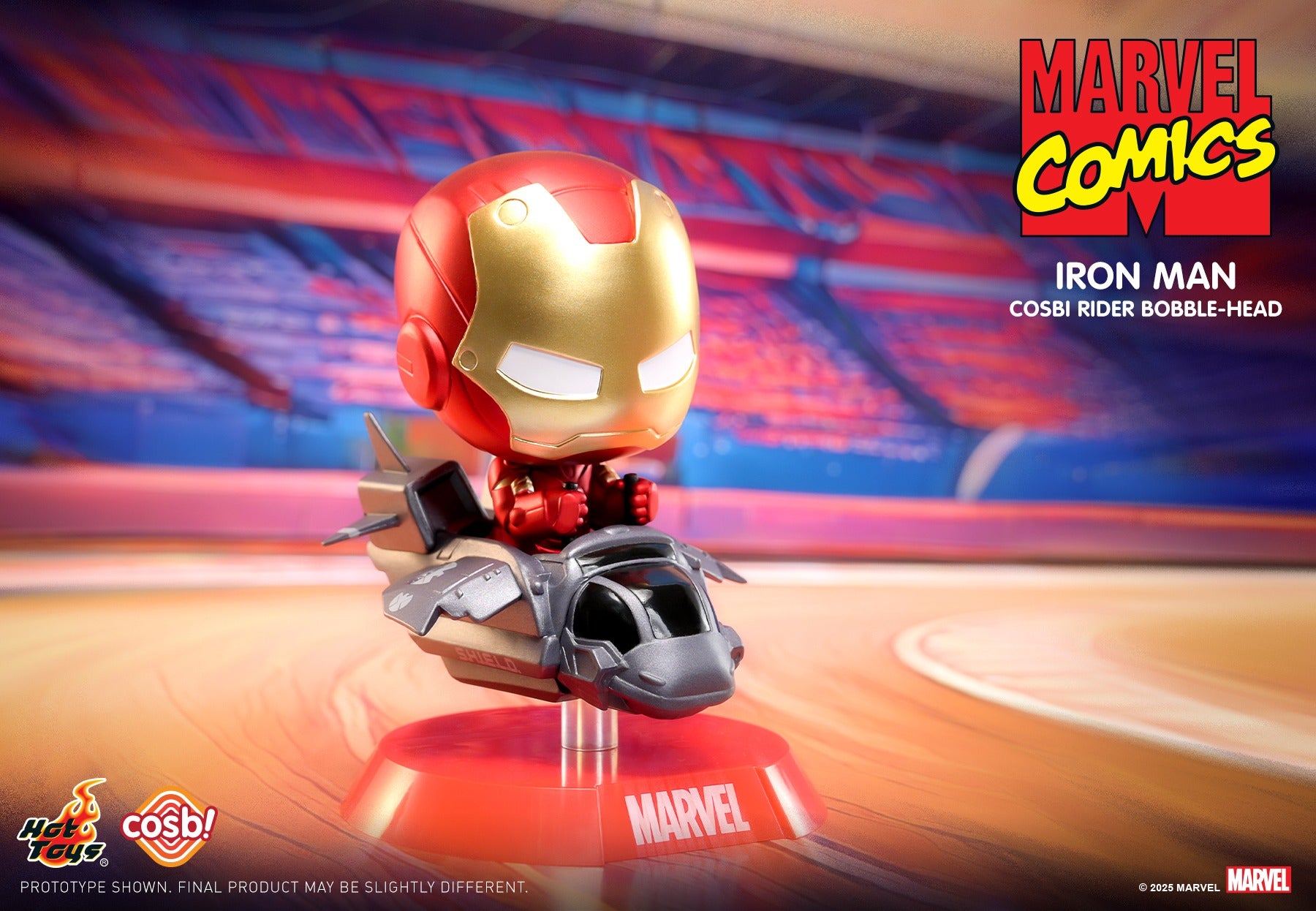 Hot Toys Marvel Comics - Marvel Cosbi Rider Bobble-Head Collection (Set of 6)