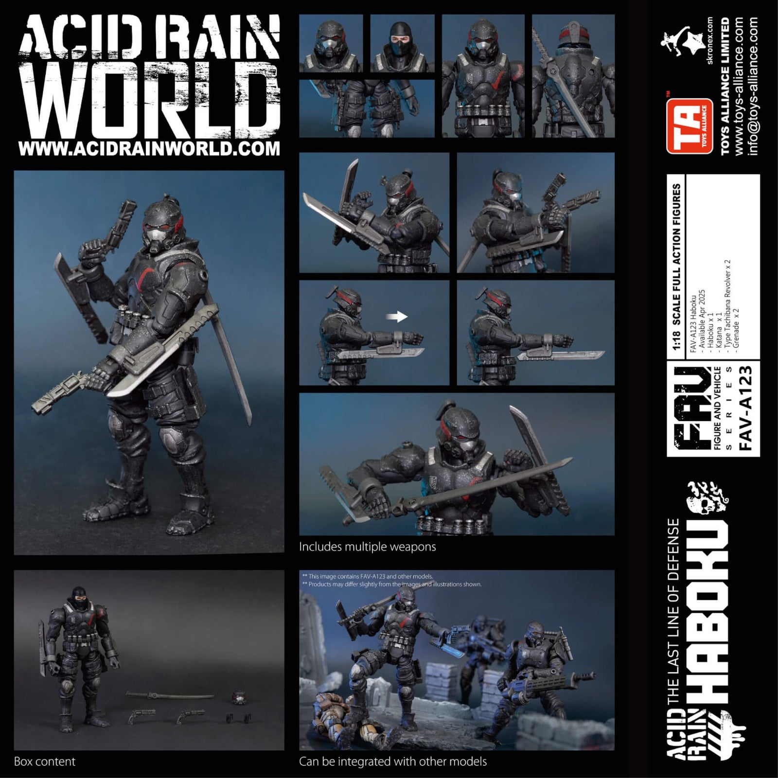 Acid Rain x Toy Alliance FAV-A123 Haboku 1/18 Action Figure