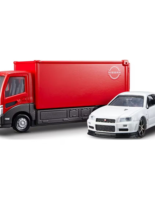 Load image into Gallery viewer, Takara Tomy Tomica Die-cast Car - Transporter Nissan Skyline GT-R V specII Nur
