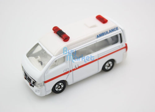 Load image into Gallery viewer, New Takara Tomy Tomica #18 Nissan NV350 Caravan Ambulance 1/69 Diecast Toy Car
