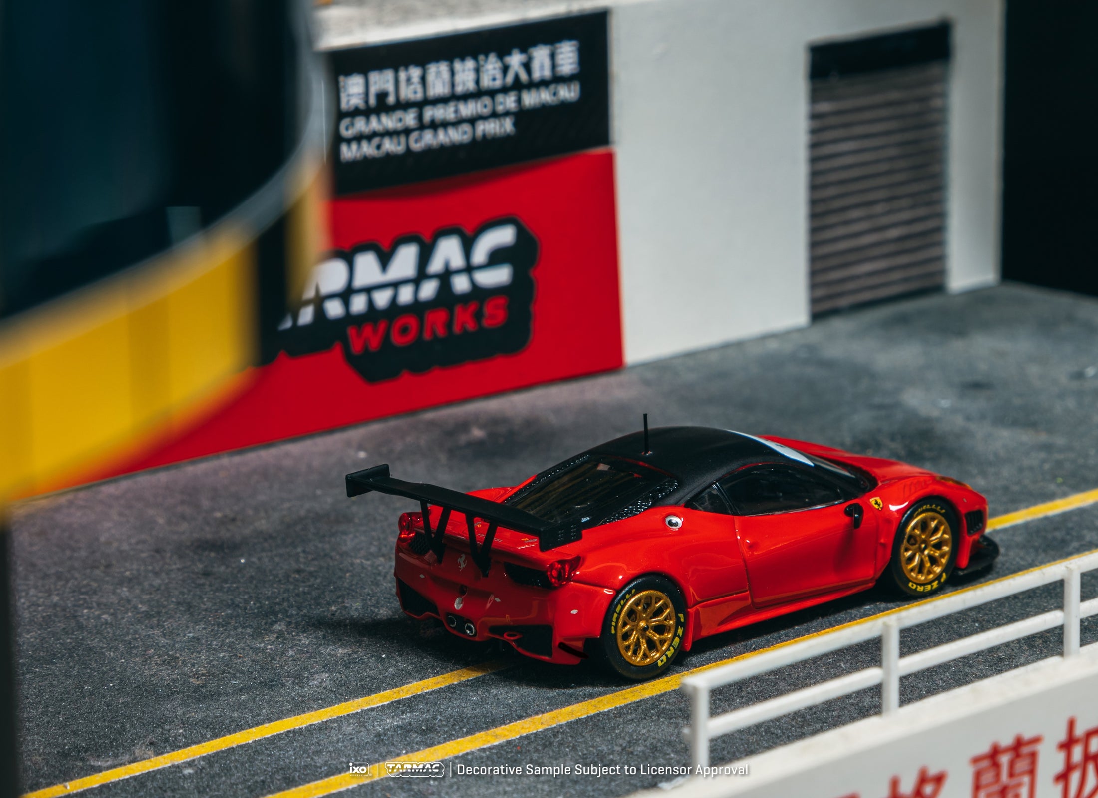 Tarmac Works 1/64 Ferrari 458 Italia GT3 Red Diecast Model Car