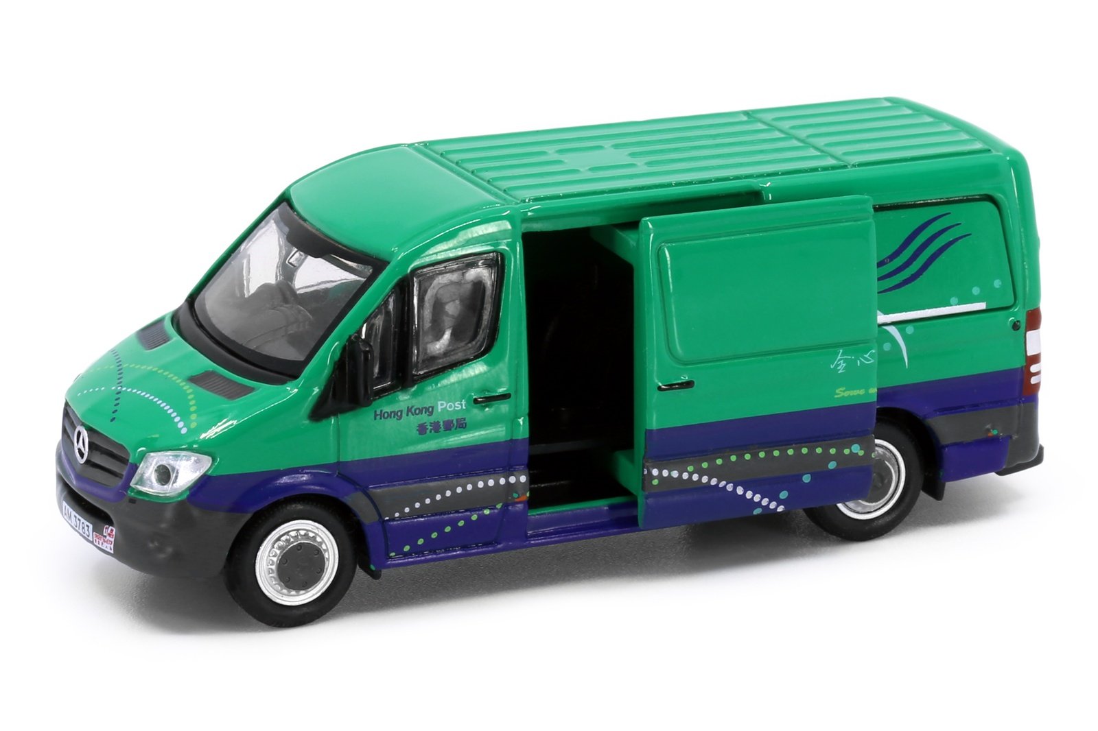 Tiny City 27 Die-cast Model Car - MERCEDES-BENZ Sprinter Post Office