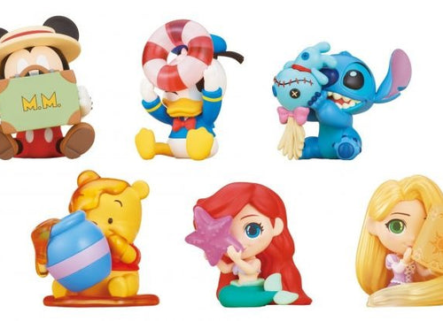 Load image into Gallery viewer, Takara Tomy Arts PERIHAPI! Hide &amp; Seek Kakurenbo Disney Characters (Set of 6)
