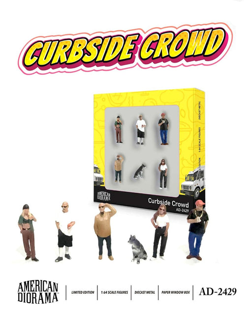 Load image into Gallery viewer, American Diorama 1:64 Figure Set: Curbside Crowd Full Set #AD-2429
