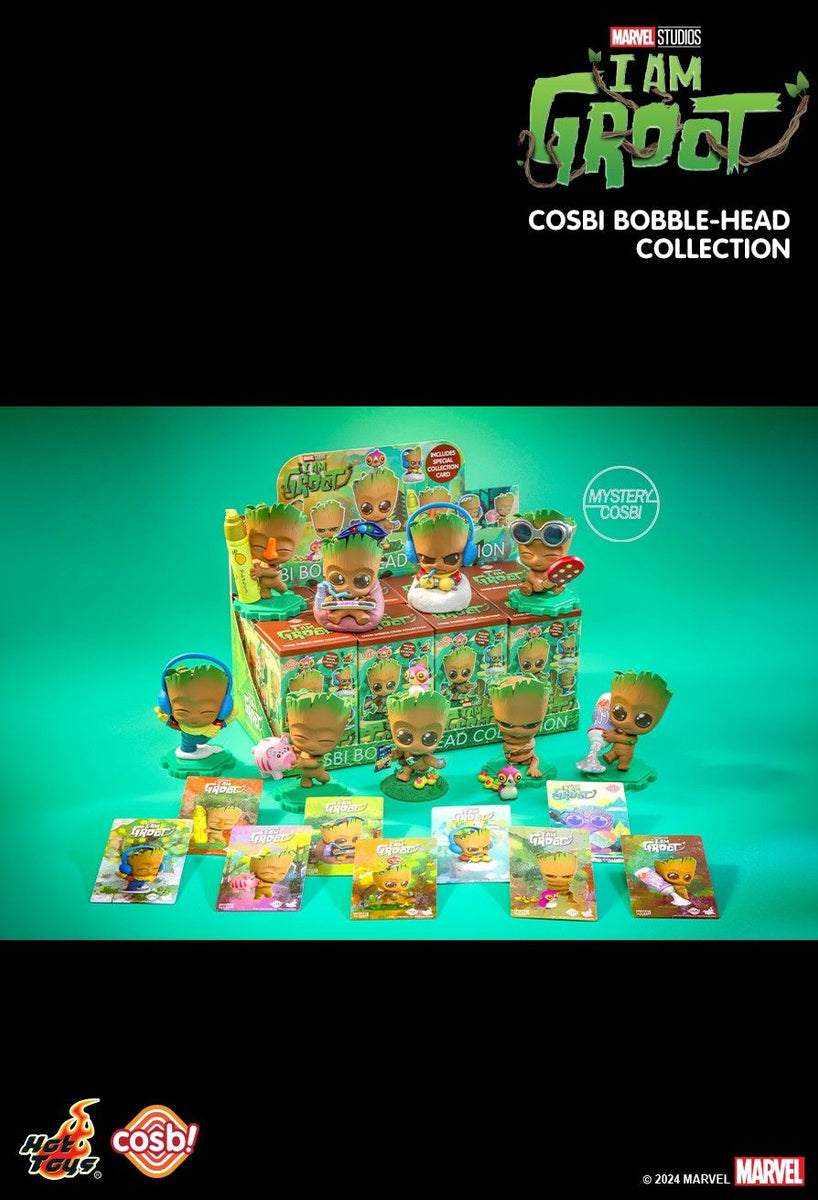 Hot Toys Disney I Am Groot Cosbi Bobble-Head Collection 2 Full Set ...