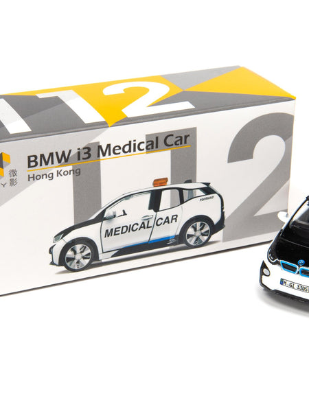 TINY City No.112 HK Hong Kong BMW i3 KMB Medical Mini Toy car Diecast Model