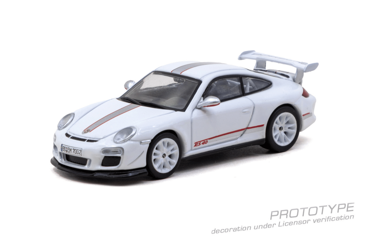 (Pre-order) Tarmac Works 1/64 Porsche 911 GT3 RS 4.0 (997.2) White