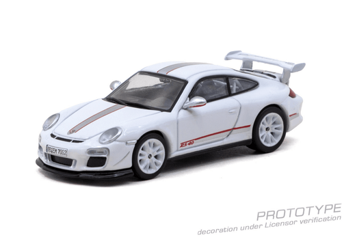 Load image into Gallery viewer, (Pre-order) Tarmac Works 1/64 Porsche 911 GT3 RS 4.0 (997.2) White
