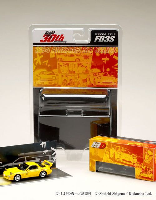 Load image into Gallery viewer, Hobby Japan 1/64 Mazda RX-7 (FD3S) RedSuns Initial D Keisuke Takahashi VS Takumi
