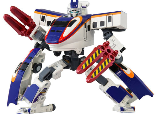 Load image into Gallery viewer, Takara Tomy Plarail Shinkalion SGX Shinkalion E6 Komachi +E3 Tsubasa Link Set
