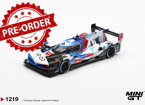 Load image into Gallery viewer, (Pre-order) MINI GT #1219 BMW M Hybrid V8 Hypercar #15 M TEAM WRT 2024 Le Mans
