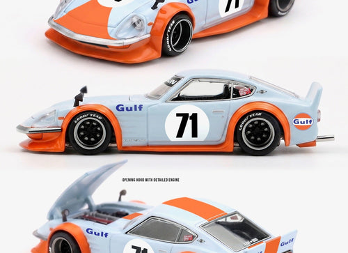 Load image into Gallery viewer, (Pre-order) Mini GT #317 Nissan Fairlady Z Kaido GT GULF V1 1978 - Kaido House
