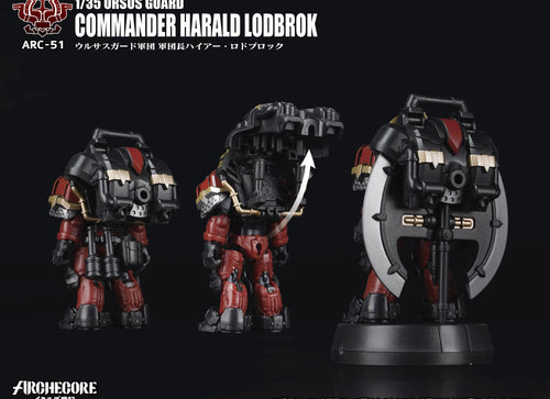 Load image into Gallery viewer, Toys Alliances ARCHECORE ARC-51 URSUS GUARD Commander Harald Lodbrok Figure

