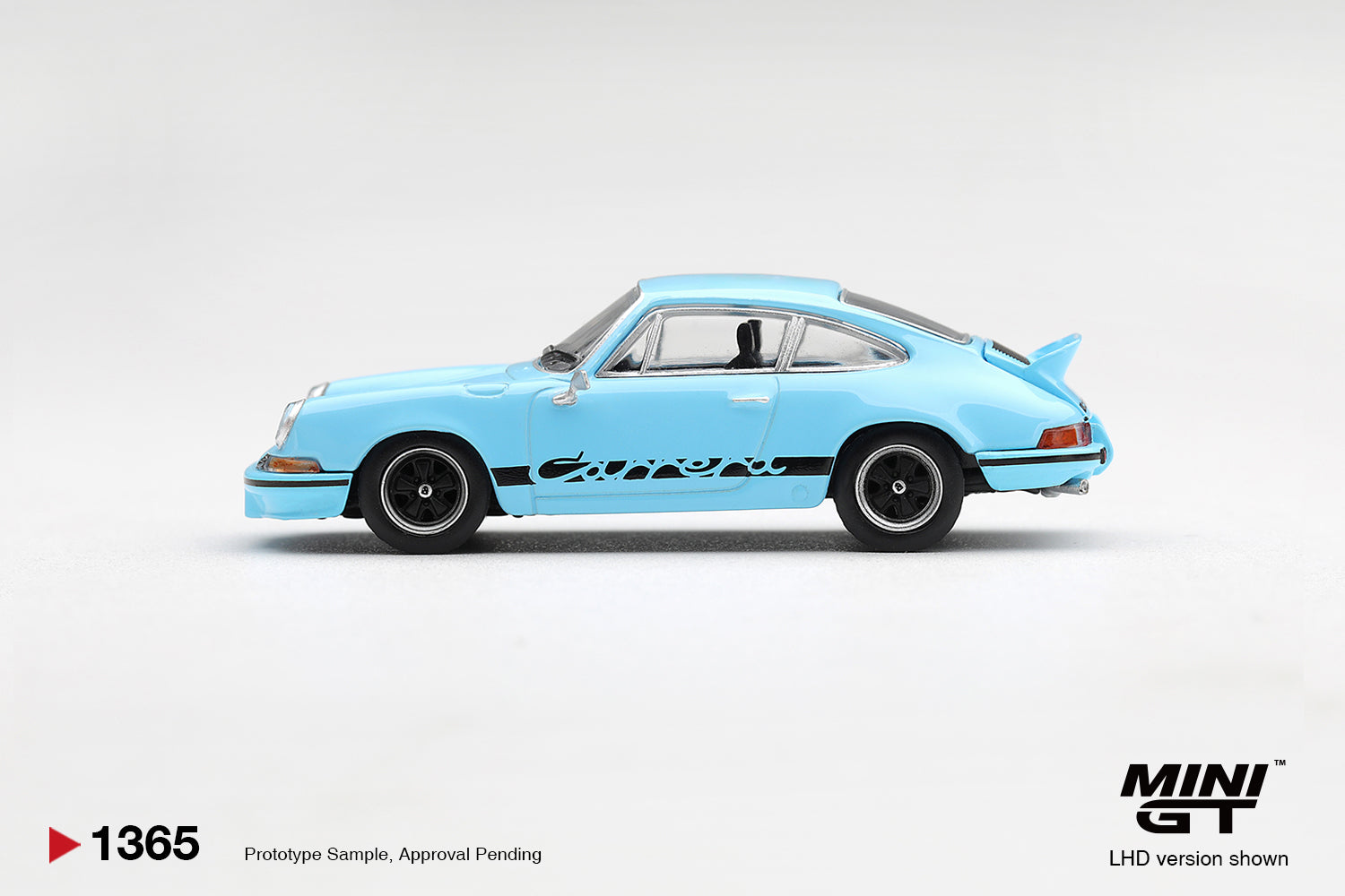 (Pre-order) Mini GT #1365 Porsche 911 Carrera RS 2.7 Gulf Blue Black Livery RHD