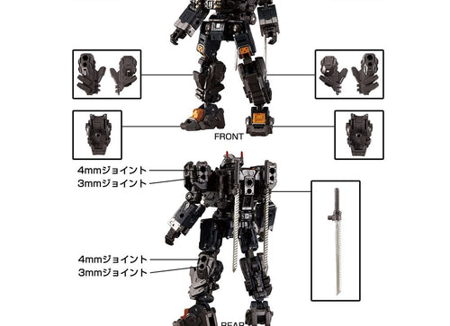Load image into Gallery viewer, Takara Tomy DIACLONE TM-30 Diaclone EX Core &amp; Armament Set 3 (Completed)
