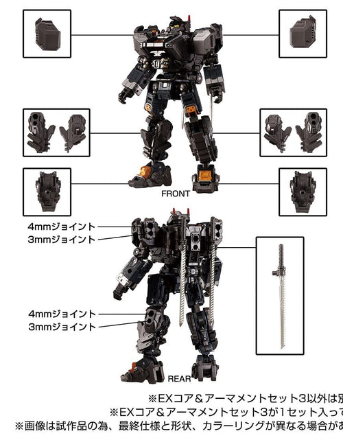 Load image into Gallery viewer, Takara Tomy DIACLONE TM-30 Diaclone EX Core &amp; Armament Set 3 (Completed)
