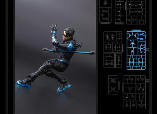 Load image into Gallery viewer, Blokees DC Champion class 03 Nightwing 1:12 Model Kit Figure 15cm
