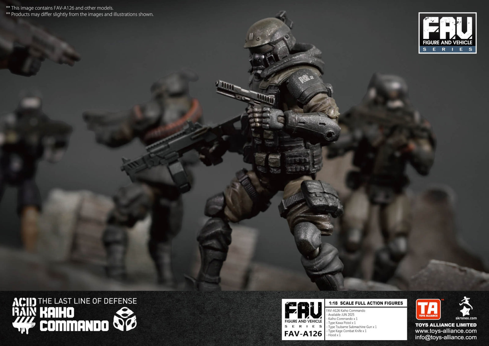 Acid Rain x Toy Alliance FAV-A126 Kaiho Commando Action Figure