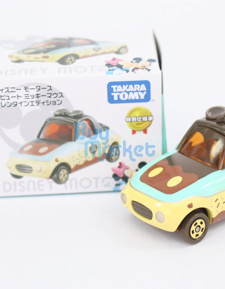 Disney Motors Takara Tomy Popuet Valentine Version MICKEY Toy Car Diecast 2016