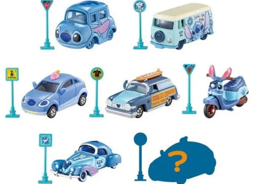 Load image into Gallery viewer, Takara Tomy Tomica Tunes Disney Characters Vol.4 Stitch Collection (Box of 6)
