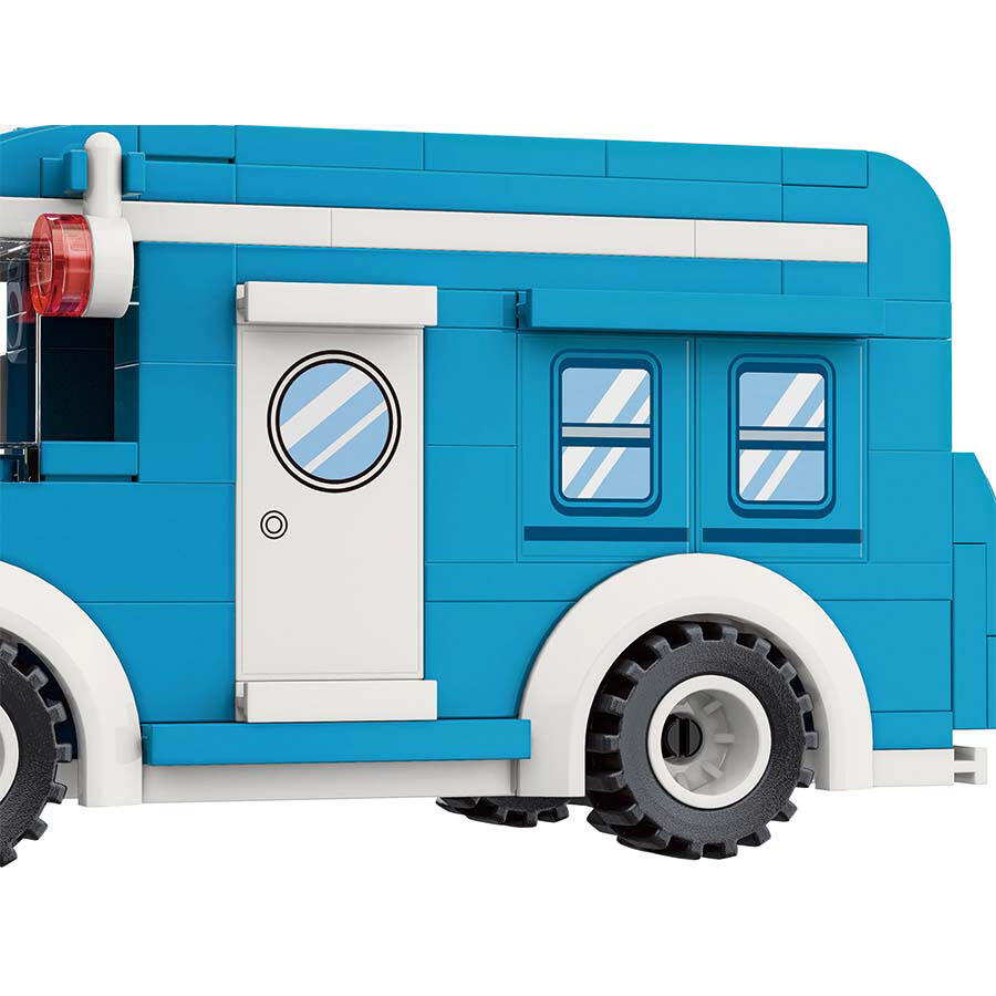 Qman Keeppley Building Blocks Toy #K20407 - Doraemon Mini Car-Bus