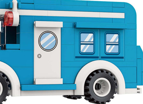 Load image into Gallery viewer, Qman Keeppley Building Blocks Toy #K20407 - Doraemon Mini Car-Bus
