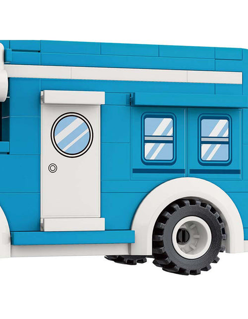 Load image into Gallery viewer, Qman Keeppley Building Blocks Toy #K20407 - Doraemon Mini Car-Bus

