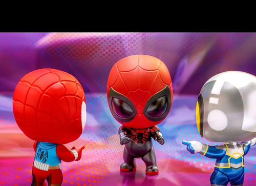 Load image into Gallery viewer, Hot Toys Marvel SPIDER-MAN: ACROSS THE SPIDER-VERSE COSBI BOBBLE-HEAD SET 2
