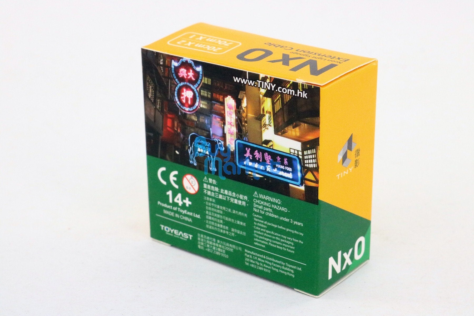 TINY City Nx0  Diorama Neon Light Signage Extension Cable Set 20cmx3 70cmx1