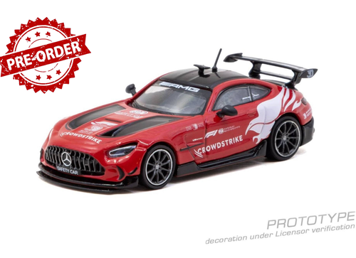 Load image into Gallery viewer, (Pre-order) Tarmac Works 1/64 Mercedes-Benz AMG GT Black Series Safety Car 2026
